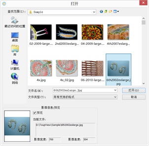 豐臺偏光顯微鏡攝像頭測量軟件imageview文件-打開圖像詳解